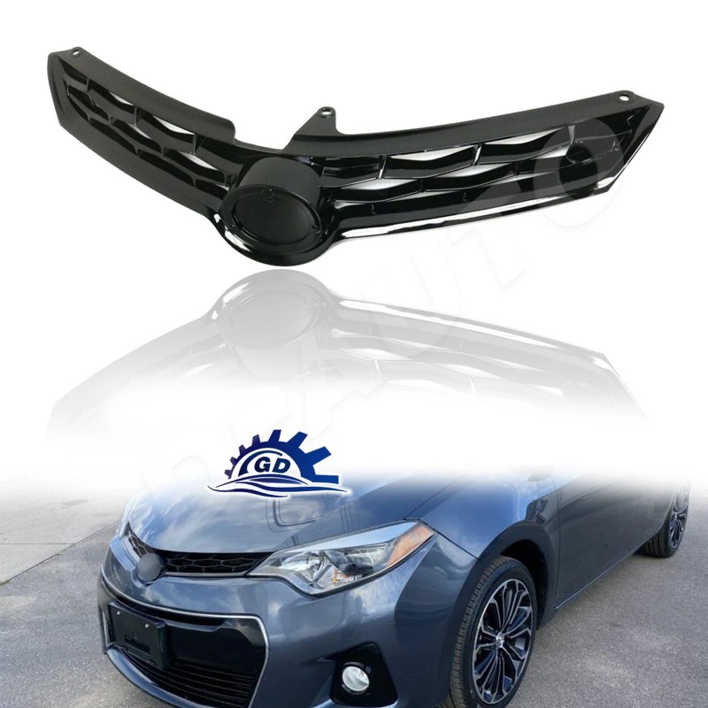 GD-AUTO For 2014-2016 Toyota Corolla S SE Bumper Upper Grille