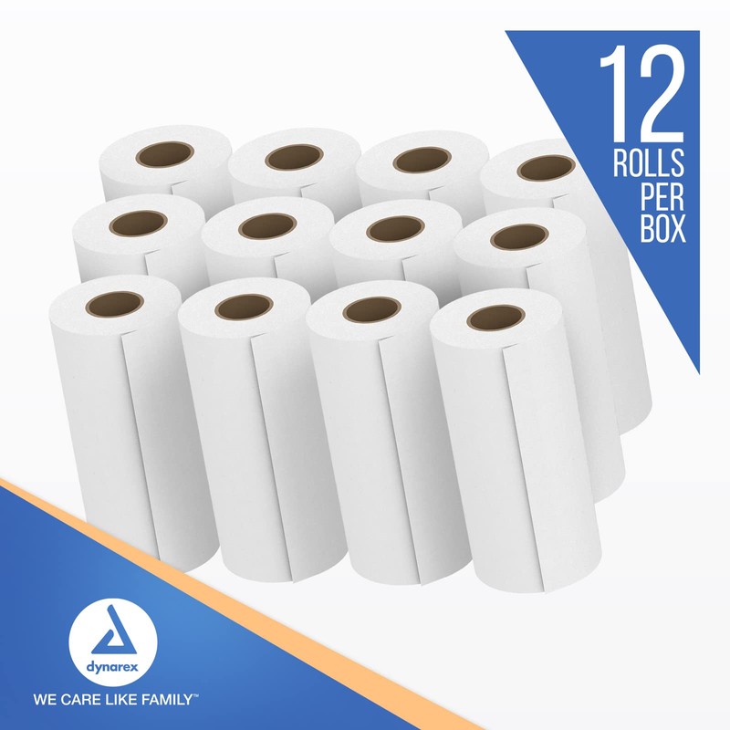 Dynarex 4479 Headrest Table Paper, 8"x 225 ft, Pack of