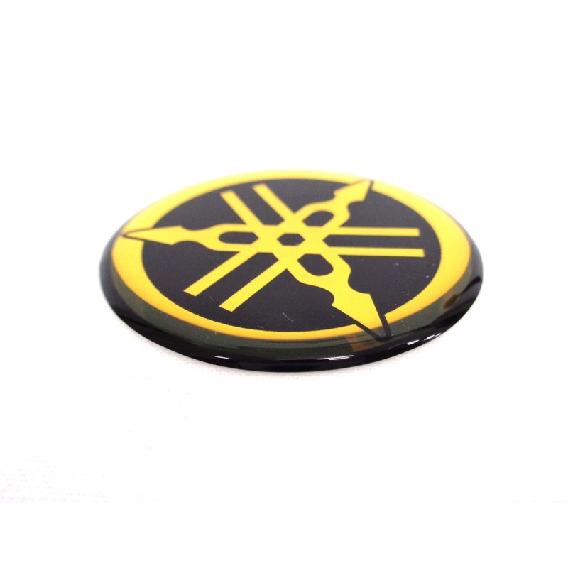 Yamaha Tuning Fork Emblem Sticker, Gold, Genuine Product, 1.2 inches