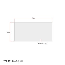 Alnicov Guitar Head Veneer Celluloid Head Veneer Shell for Guitar Parts Replacement Tool