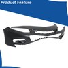 WFLNHB Primered Front Bumper Cover Replacement for Malibu 2016 2017