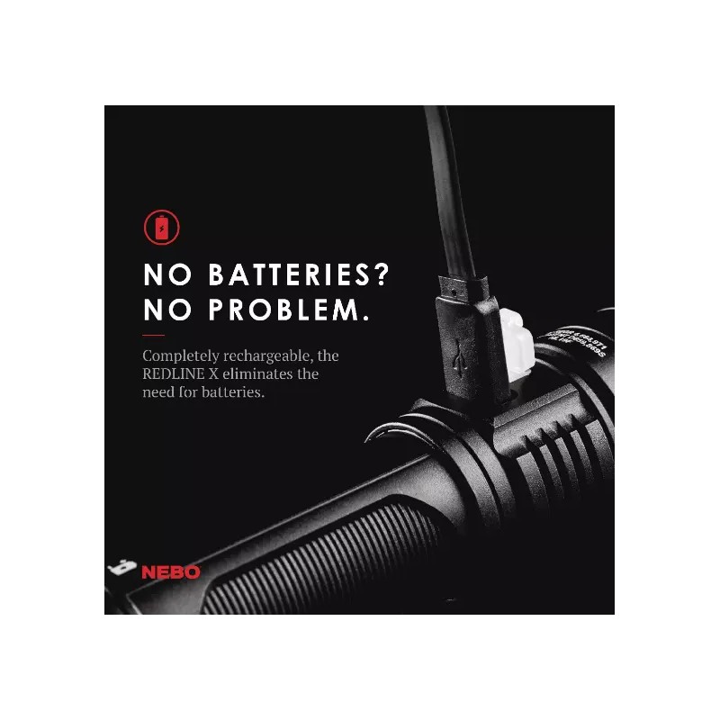 NEBO 6697 REDLINE BLAST RC FLASHLIGHT