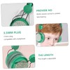 Mobestech 3pcs Boy Girl Headphones Microphone Dinosaur Comfortable Ear Cable