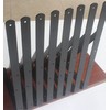 8 Pack L16" x H 10" Black Heavy Duty Shelf
