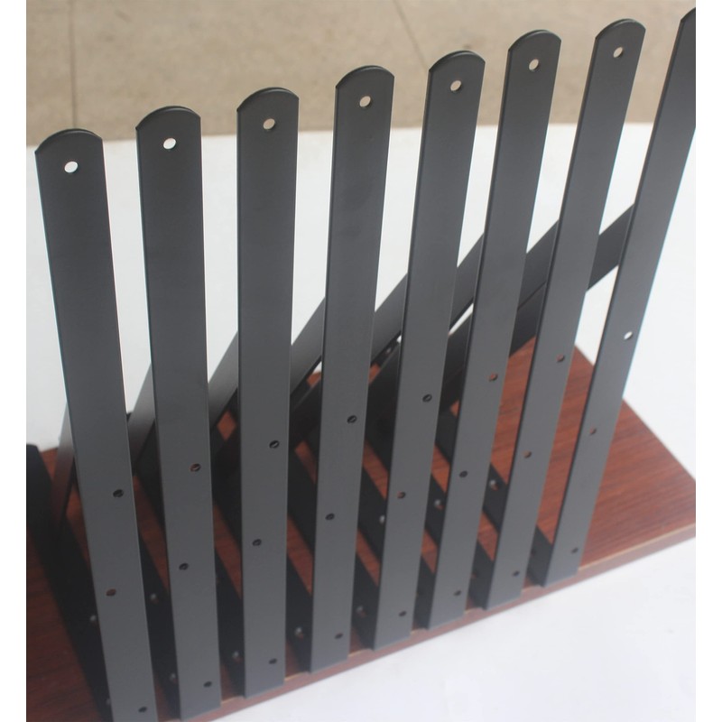 8 Pack L16" x H 10" Black Heavy Duty Shelf