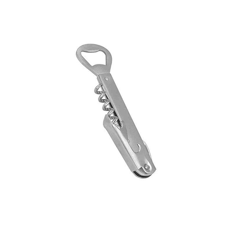 Metaltex Waiter’s Corkscrew, Silver, 1.2 x 6.8 x 22.7 cm