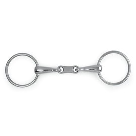 Shires French Link Loose Ring Snaffle-As supplied 4 1/2"