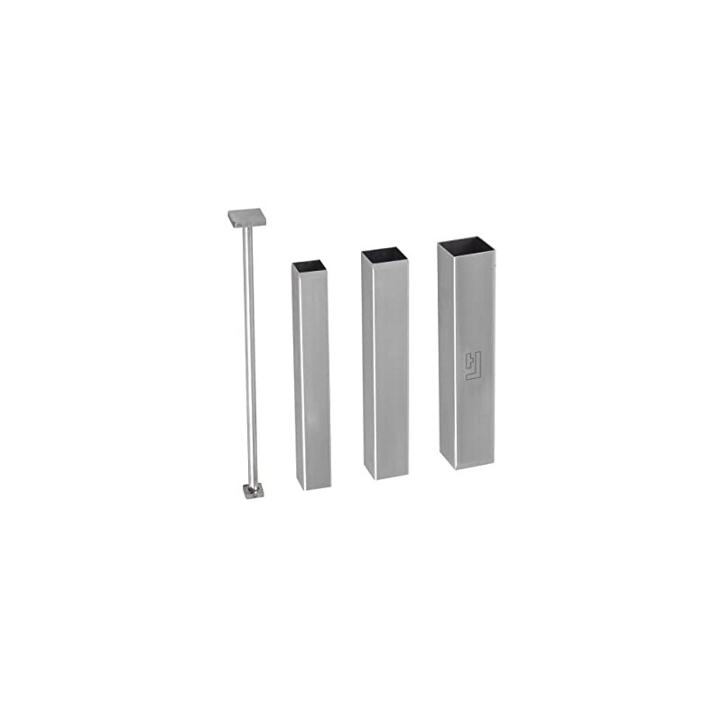 Louis Tellier ID1207 Culinary Design Kit 3 Square Cutting Tubes