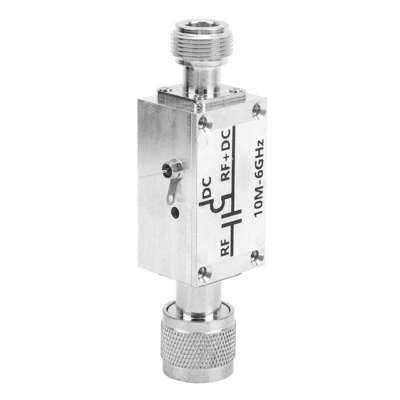 RF Broadband Amplifier Module Aluminium Alloy Bias Tee DC Blocker