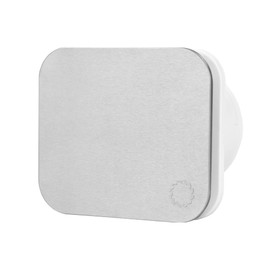 Turbionaire Trend 100 SA Extraction, Extraction, Ventilation for Bathroom, Kitchen, Wall/Ceiling, Aluminium Front Plate Matt, Diameter 100 mm, 35 Pa, Check Valve, Silent 33 dB, IPX4