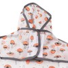 Dog Hooded Raincoat Reflective Waterproof Fashionable Pet Rain Jacket for