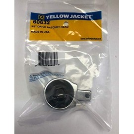 Yellow Jacket 60632 3/8 Drive Ratchet Head for Torque Wrench