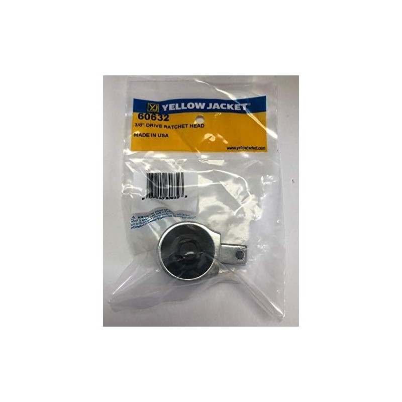 Yellow Jacket 60632 3/8 Drive Ratchet Head for Torque Wrench