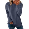 OFEEFAN Womens Fashion Long Sleeve Shirts Fall Tops 2025 Cute