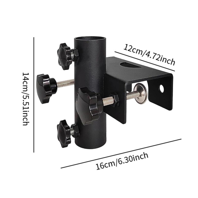 Deck Mount Umbrella Holder Easy to Install Fixing Bracket Fixture