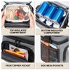 EVERFUN Insulated Lunch Bag Soft Lunch Box for Men Dual