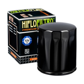 HiFlo Oil Filter Glossy Black HF171B Harley Davidson