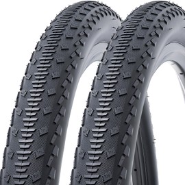 2 PCS 27.5x1.75 Bike Tires, Durable Folding 47-584 27.5 x 1.75 Road Bicycle Tires, Replacement Bike Tires for Road Gravel Bicycle, Clincher（M-064）