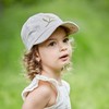 maximo Kids Girl-Cap Flower Lining Velcro Fastening UV 30, beige,