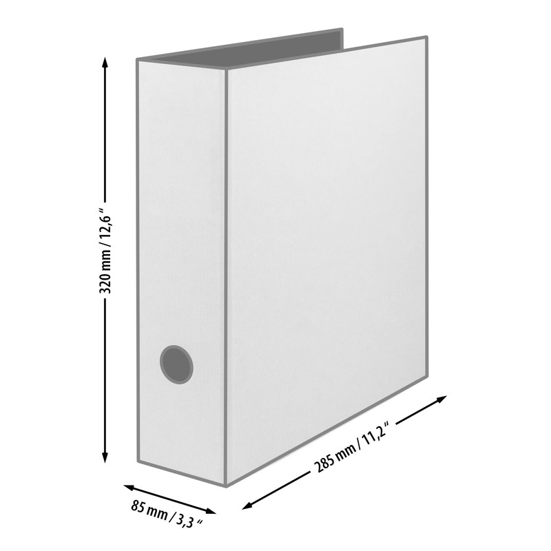 S.O.H.O. 1317452620 A4 Kraft Lever Arch File, Silver