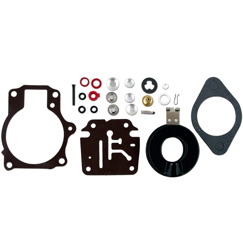 Carburetor Carb Rebuild Repair Kit w Float Replacement for Johnson