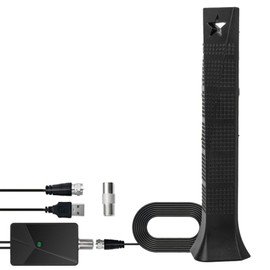 Peakloong Versatile 1500 Miles 35DBI TV Antenna for Indoor/Outdoor/Car Usage, Supports All Old TV Digital Reception with Nd Amplifier