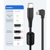 Gonifeto Dash Cam Power Cord,(6Ft) USB C to Micro USB