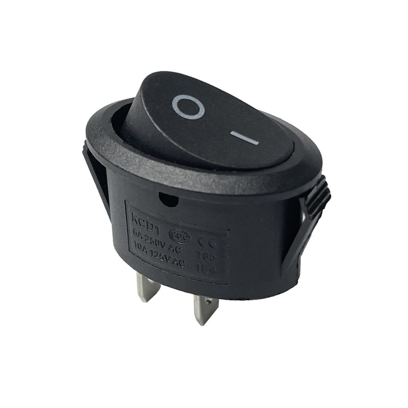 5-Pack Oval Boat Rocker Switch 2 Terminal 2 Position On/Off