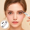 Waterproof Eyebrow Pencil Set, 2-in-1 4-Fork-Tip Microblading Brow Pen +