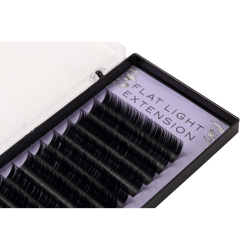 THREE JUICY Flat Lash Eyelash Extensions J Curl Thickness 0.2mm