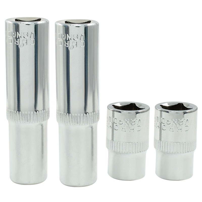 Cjueiom 4 Pcs 3/8 Inch Socket Set, 10mm Metric 6