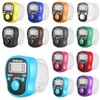 12 Pack LED Finger Tally Counter Clicker, 5 Digit Mechanical