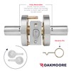 Commercial Bathroom Door Handle with Lock | Privacy Commercial Door