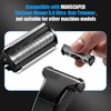 2 Packs Replacement Foil Shaver Heads Compatible with MANSCAPED The