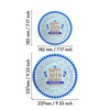 30th Birthday Paper Plates Pack of 12 - Disposable Plates