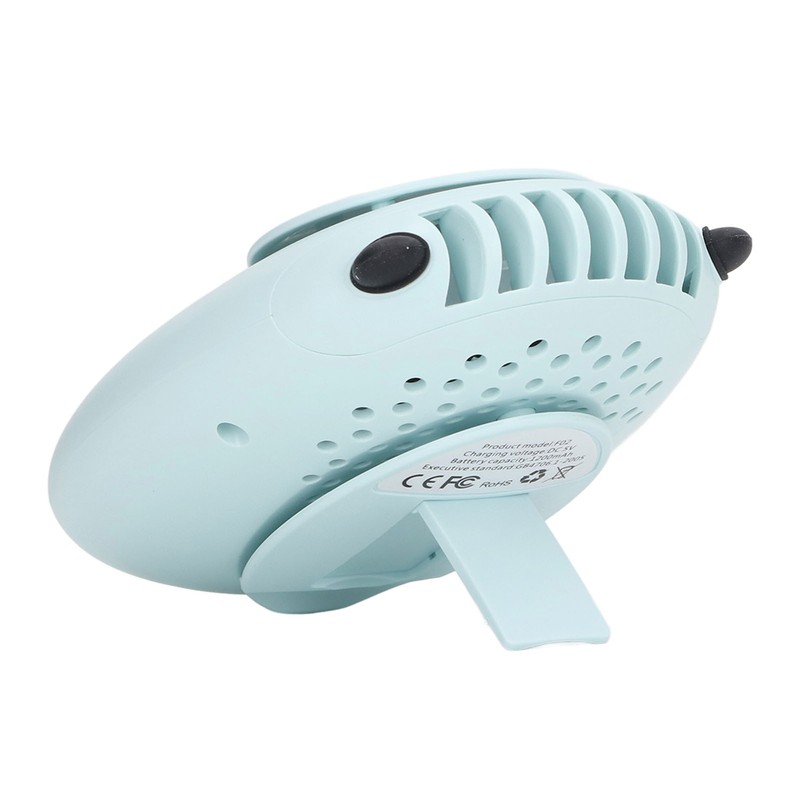 Portable Neck Fan Cute Bear 3 Speeds USB Rechargeable Quiet