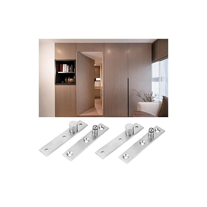 2 Piezas Bisagra Pivotante para Puerta, Bisagra de 360 Grados