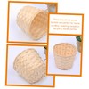 Totority 6pcs Mini Woven Baskets Decorative Tiny Baskets for Storage