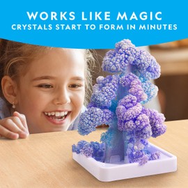NATIONAL GEOGRAPHIC Craft Kits for Kids - Crystal Growing Kit - Grow a Crystal Garden in Just 6 Hours, Educational Craft Art Project, STEM Crafts for Girls Ages 8 9 10 11 & 12 (Amazon Exclusive)