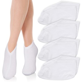 Wanmu 8Pcs Moisturizing Socks for Women, Cotton Sleep Spa Socks Overnight, Aloe Lotion Socks-Foot Moisturizing, Heel Socks for Dry Cracked Feet