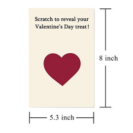 Scratch Valentine's Day Card, Special Interactive Funny Naughty Card for Boyfriend Husband Fiance
