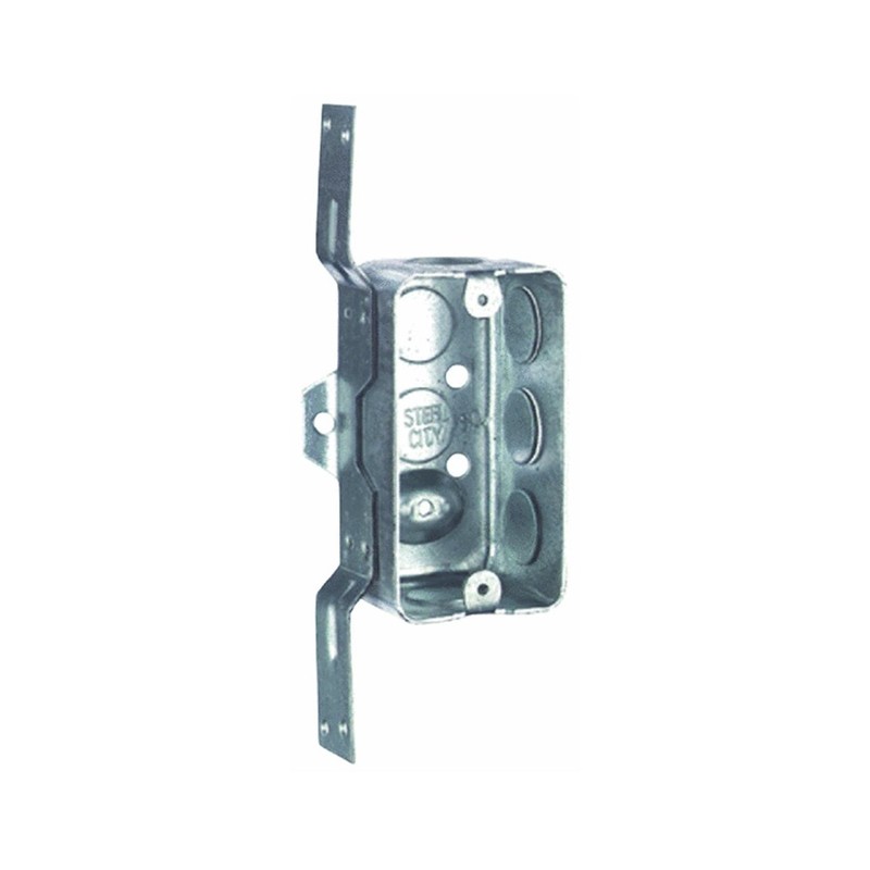 Steel City 58361-V-1/2 Handy/Utility Outlet Box, Drawn Construction, 4-Inch Length