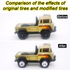 6 Set Wheels and Tires Kit Simulation 1/64 Model Trucks