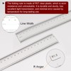 sourcing map Film Flexible Ruler 100 cm 0.1 mm Scale