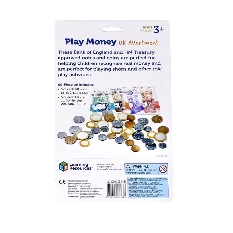 Learning Resources Play Money UK Assortment