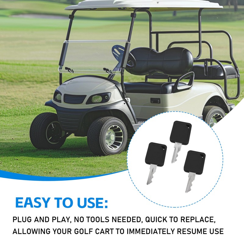 CHNPLUM Club Car Replacement Golf Cart Key 1A & 1B