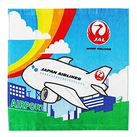 丸眞 Airlines Airplane Rainbow Sky Hand Towels (34 × 35 cm) 0310403200