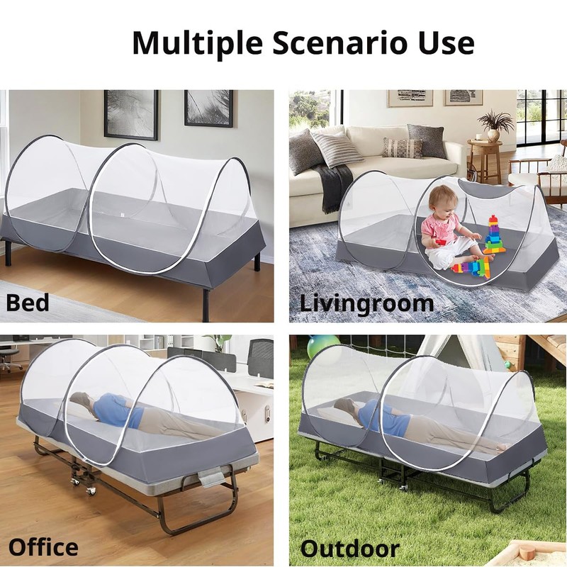 Mengersi Mosquito Net for Bed,Large Pop Up Mosquito Tent Portable