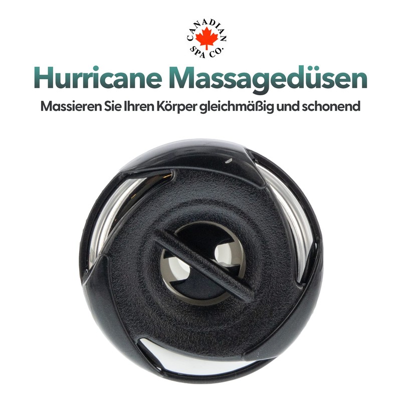 CANADIAN SPA CO. Hurricane Rotating Nozzle Massage Nozzle Pool Diameter