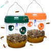 Solar Wasp Traps Outdoor Hanging Bee Trap Yellow Jacket Traps
